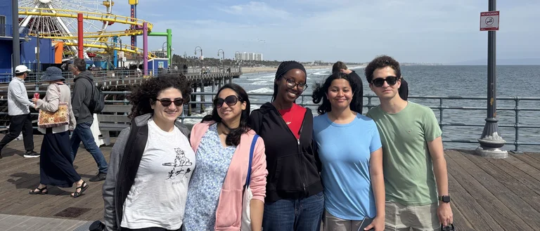 Erbay Lab members at the Santa Monica Pier