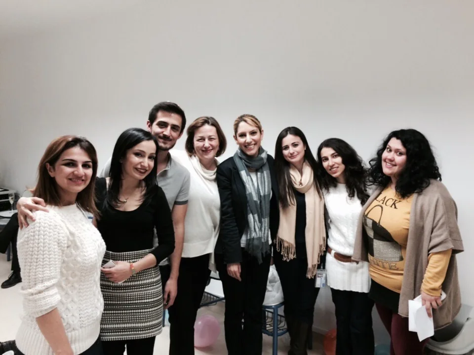 Erbay Lab members in a social setting
